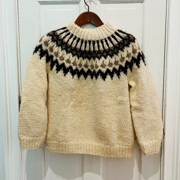 Vintage Hilda Ltd Women's Size Small Nordic Icelandic Sweater, Sold by LL Bean - Picture 1 of 16
